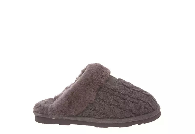 Bearpaw Womens Effie Slipper - Dark Grey - Image 2