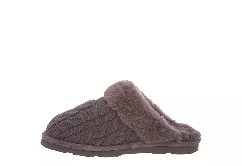 Bearpaw Womens Effie Slipper - Dark Grey - Image 3