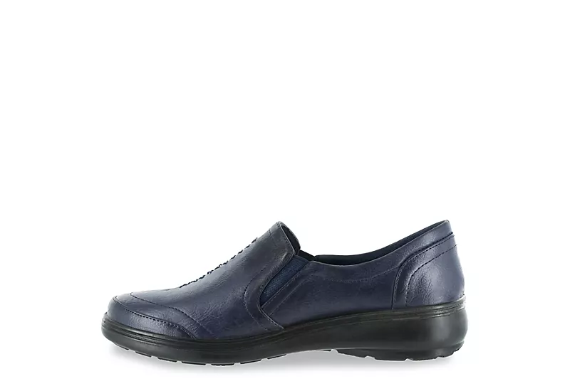 Easy Street Womens Ultimate Slip On Sneaker - Navy - Image 4