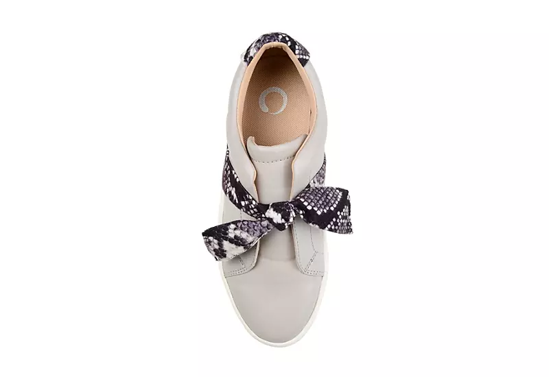 Journee Collection Womens Ash Sneaker - Grey - Image 6