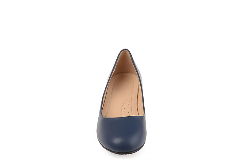 Journee Collection Womens Saar Pump - Navy - Image 3