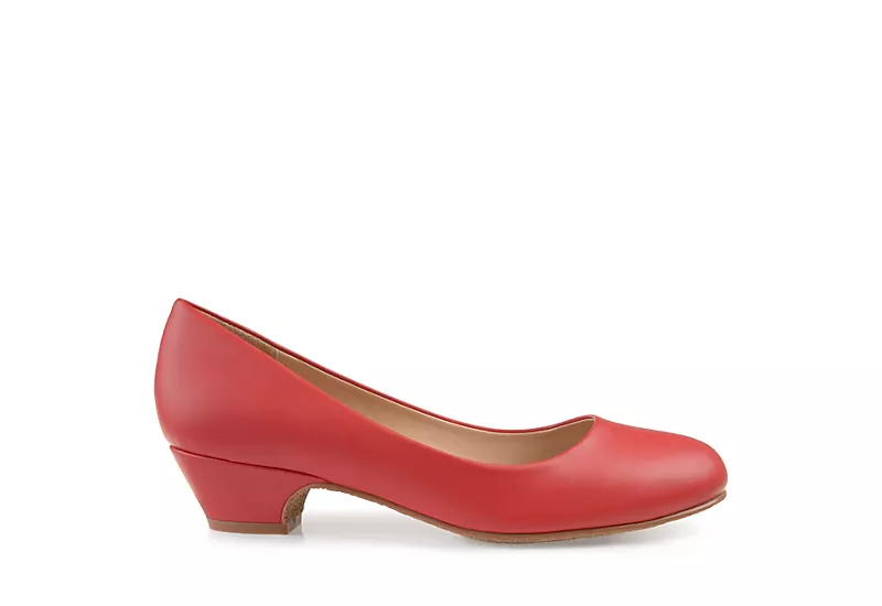 Journee Collection Womens Saar Pump - Red - Image 2