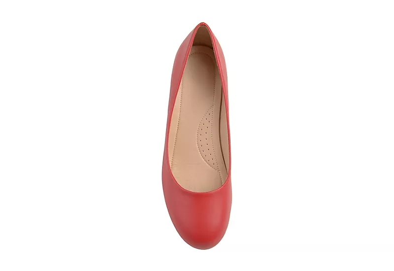 Journee Collection Womens Saar Pump - Red - Image 6