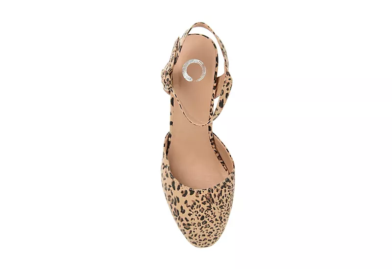 Journee Collection Womens Roslynn Platform Pump - Leopard - Image 6