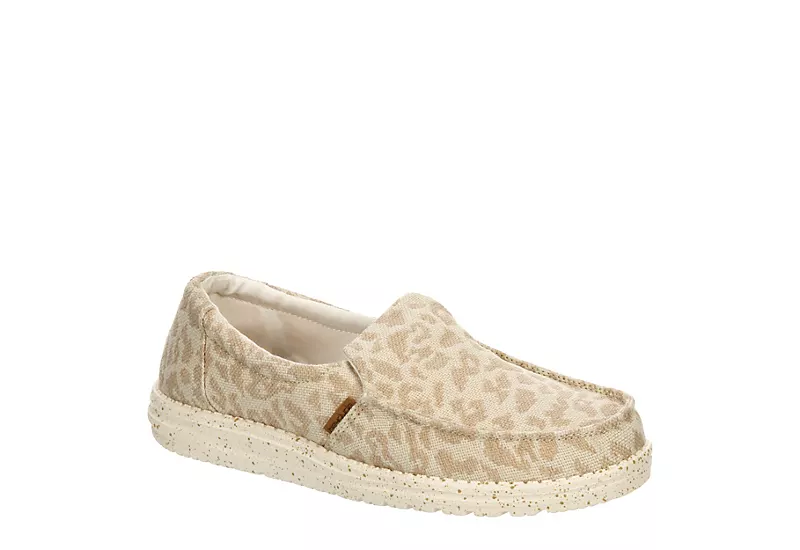 Heydude Womens Misty Slip On Sneaker - Leopard