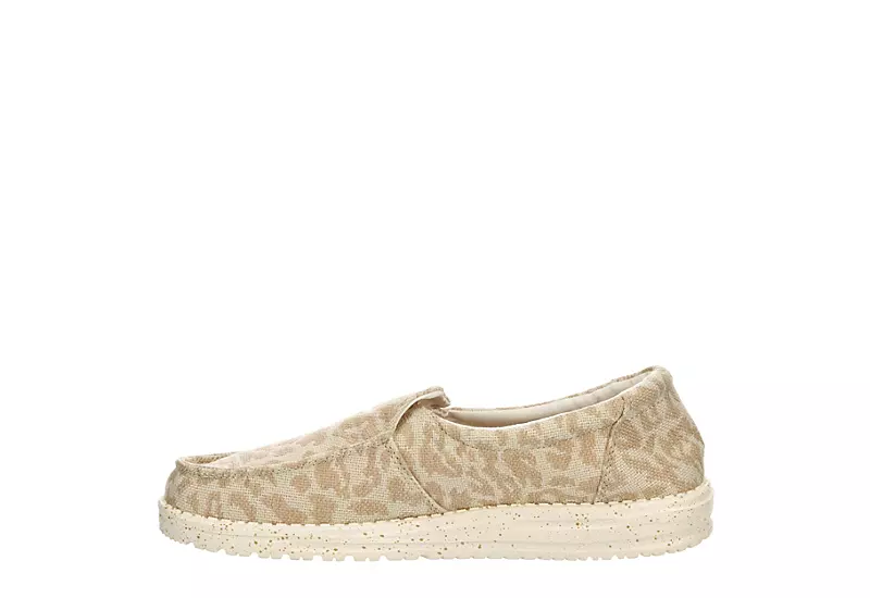 Heydude Womens Misty Slip On Sneaker - Leopard - Image 4