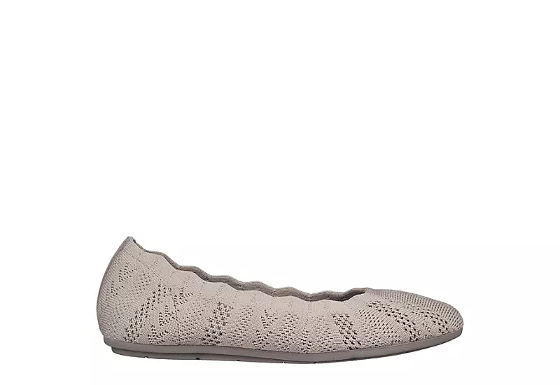 Skechers Womens Cleo 2.0 Simply Air Flat - Taupe - Image 2
