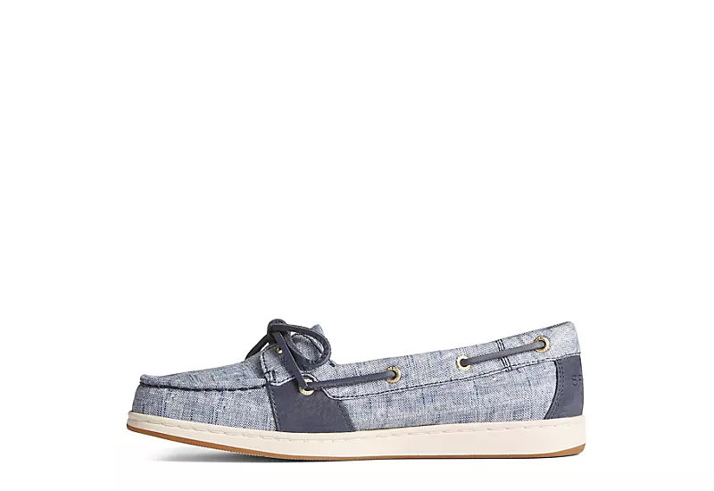 Sperry Womens Coastfish 1-eye Boat Shoe - Navy - Image 3