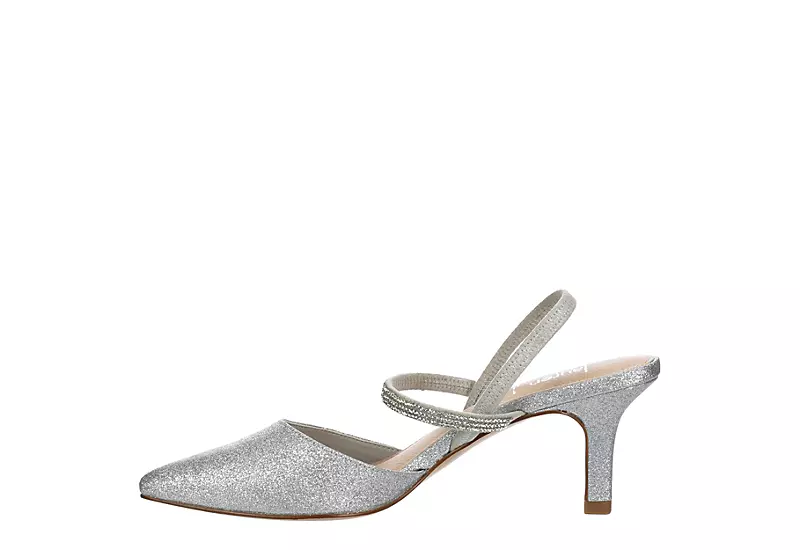 Lauren Blakwell Womens Bea Pump - Silver - Image 4