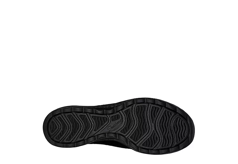 Skechers Womens Uplifted Slip On Sneaker - Black - Image 5