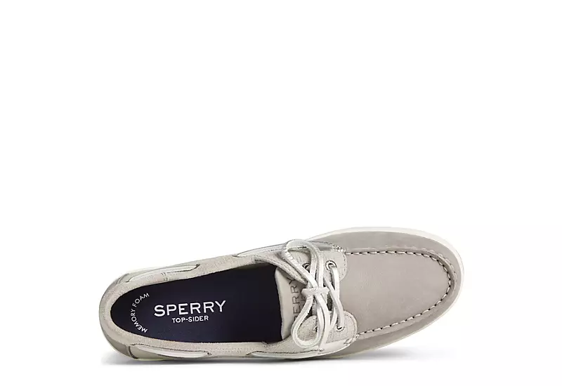 Sperry Womens Coastfish 2-eye Boat Shoe - Pale Grey - Image 5