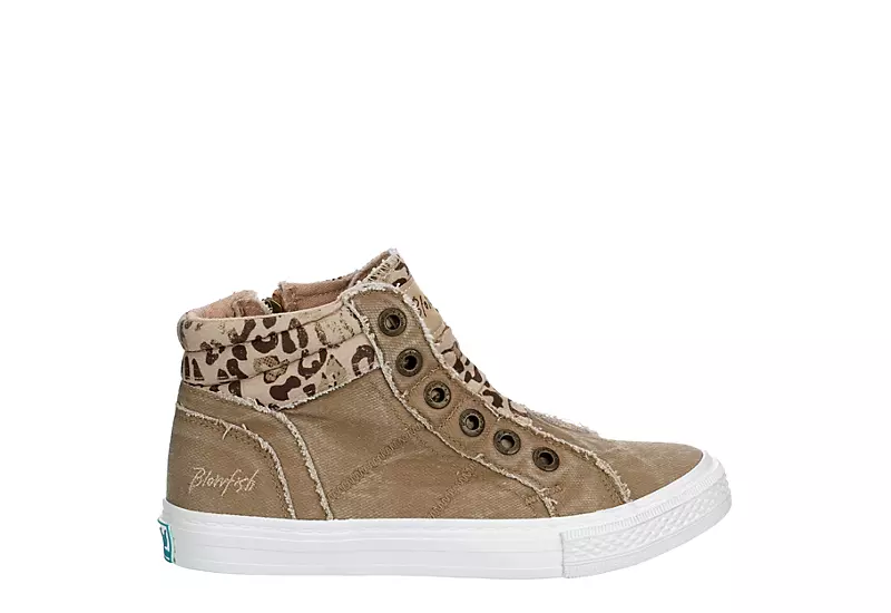 Blowfish Womens Kora High Top Sneaker - Taupe - Image 2