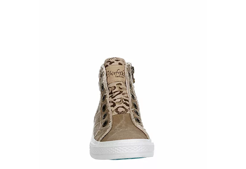 Blowfish Womens Kora High Top Sneaker - Taupe - Image 3