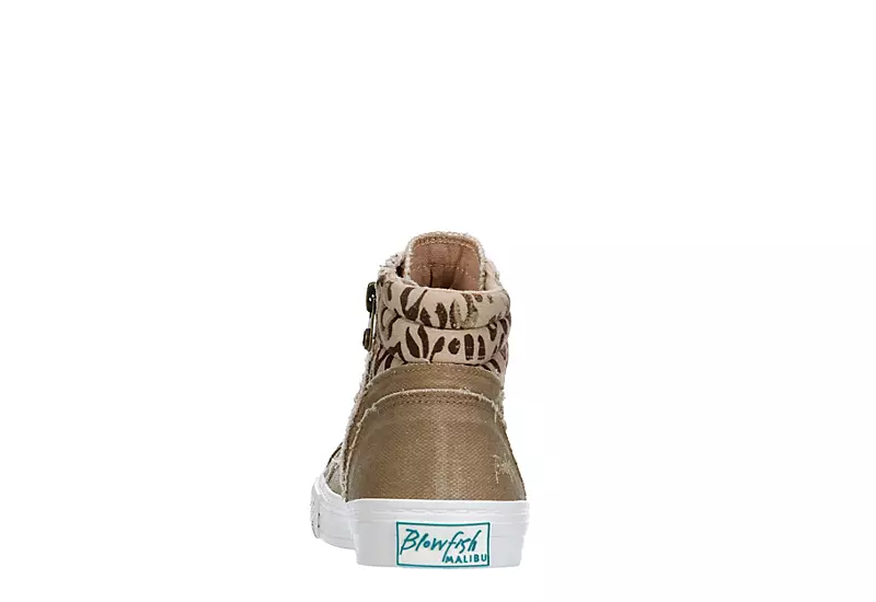 Blowfish Womens Kora High Top Sneaker - Taupe - Image 5