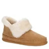 Minnetonka Womens Jule Bootie Slipper - Tan