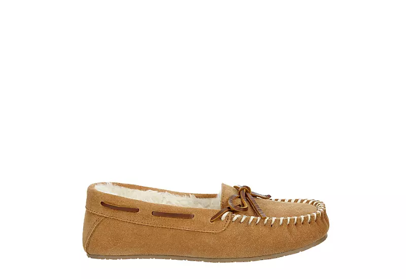 Minnetonka Womens Marj Moc Slipper - Tan - Image 2