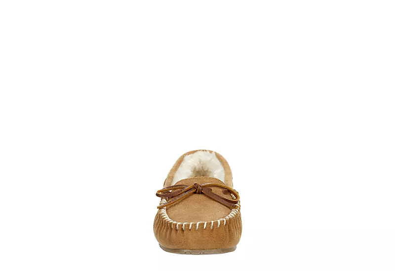 Minnetonka Womens Marj Moc Slipper - Tan - Image 3