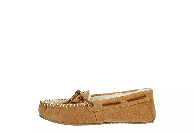 Minnetonka Womens Marj Moc Slipper - Tan - Image 4