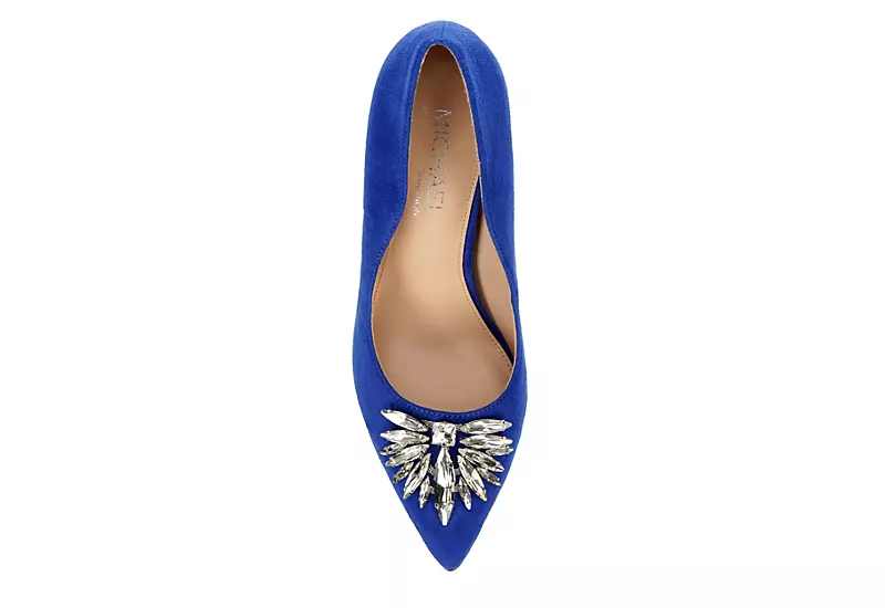 Michael By Michael Shannon Womens Reya Pump - Bright Blue - Image 6