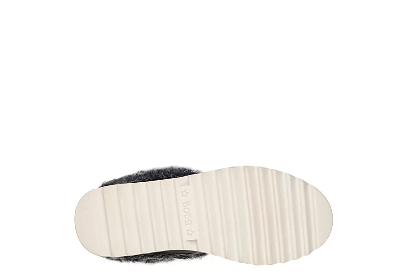Skechers Womens Mountain Kiss Winter Rock Slipper - Dark Grey - Image 5