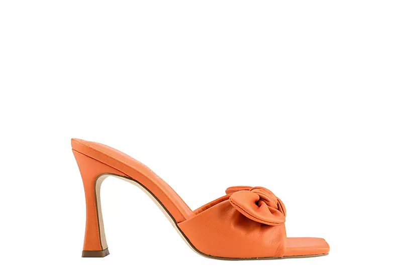 Marc Fisher Womens Demar Slide Sandal - Orange - Image 2