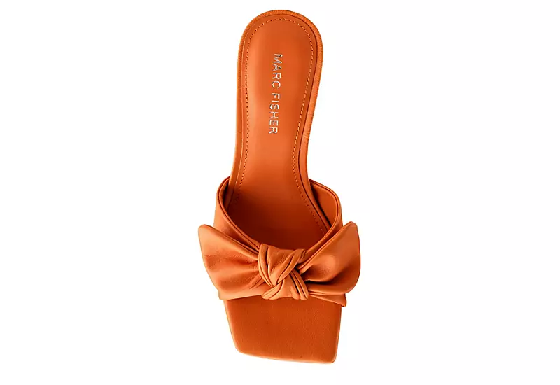 Marc Fisher Womens Demar Slide Sandal - Orange - Image 4