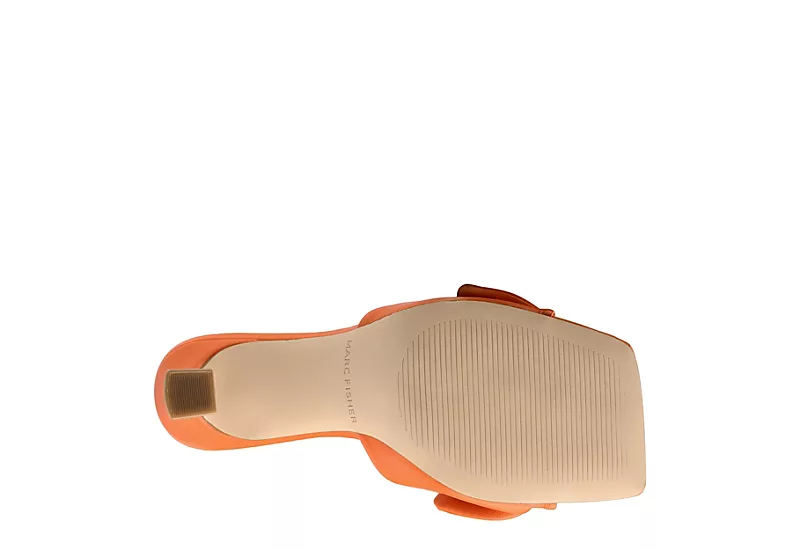 Marc Fisher Womens Demar Slide Sandal - Orange - Image 5