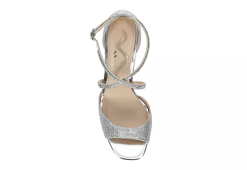 N By Nina Womens Dorean Sandal - Silver - Image 6