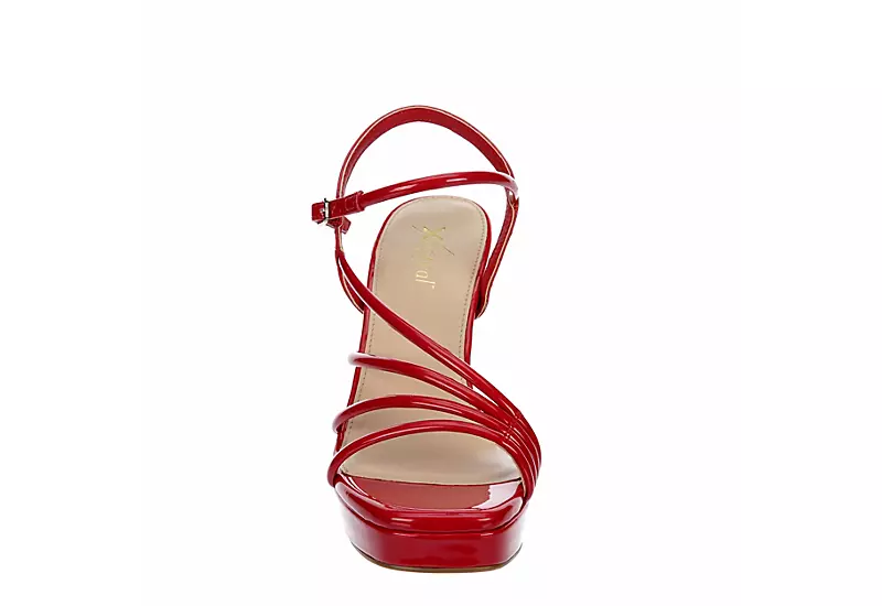 Xappeal Womens Meghan Platform Sandal - Red - Image 3
