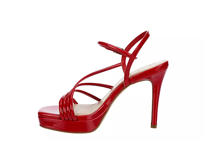 Xappeal Womens Meghan Platform Sandal - Red - Image 4
