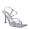 Marc Fisher Womens Dareta Sandal - Silver