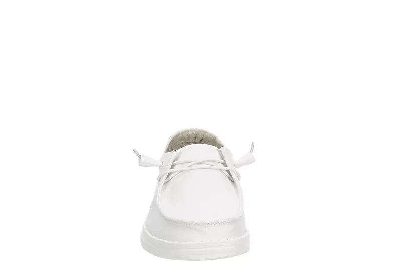 Heydude Womens Wendy Slip On Sneaker - White - Image 3