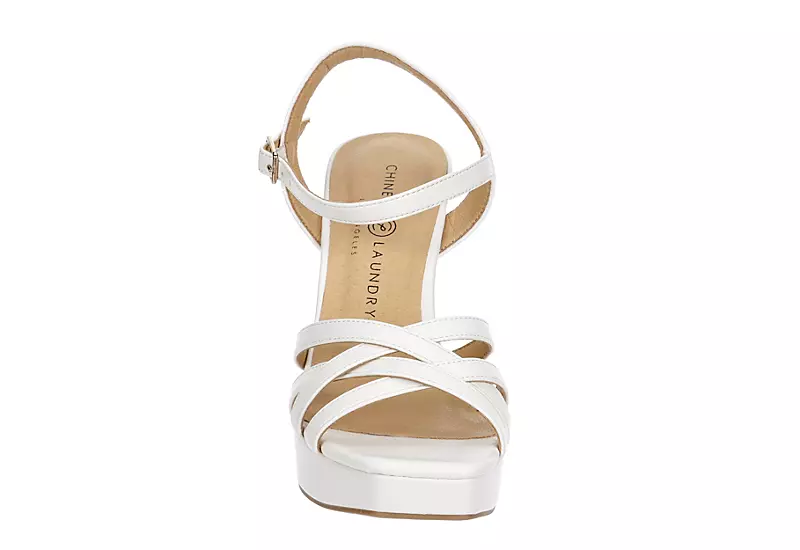Chinese Laundry Womens After All Platform Sandal - White - Image 3