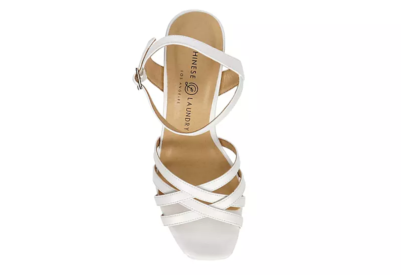 Chinese Laundry Womens After All Platform Sandal - White - Image 6