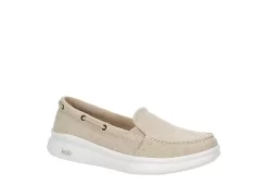 Skechers Womens Arch Fit Skipper Beyond Swell Slip On Sneaker - Natural