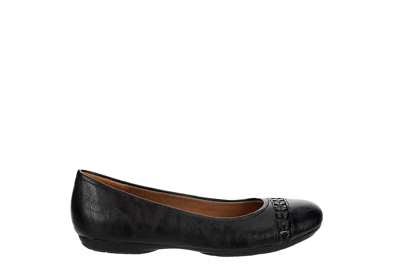 Eurosoft Womens Sifton Flat - Black - Image 2