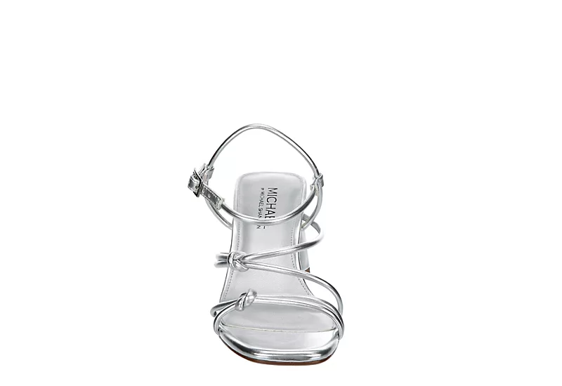 Michael By Michael Shannon Womens Tristan Sandal - Silver - Image 3