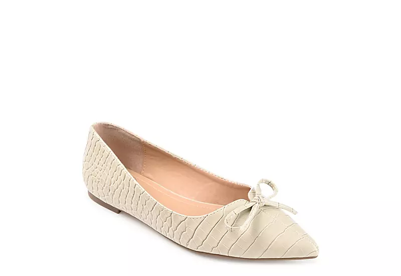 Journee Collection Womens Devalyn Flat - Stone