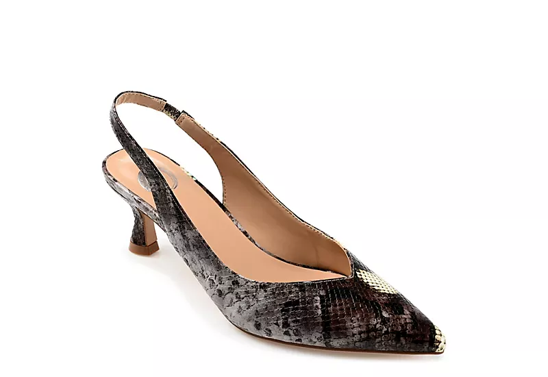 Journee Collection Womens Mikoa Pump - Brown