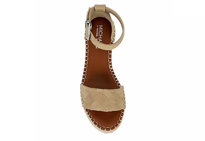 Michael By Michael Shannon Womens Bridgette Wedge Sandal - Tan - Image 6