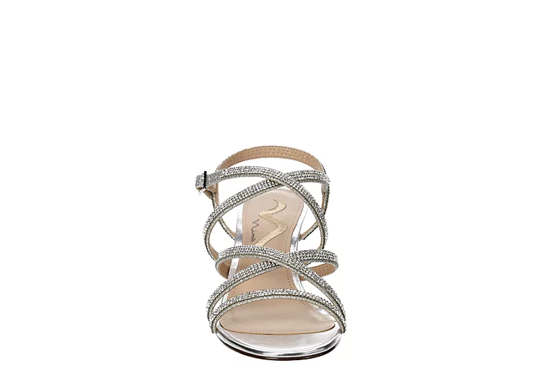 N By Nina Womens Bloom Sandal - Silver - Image 3