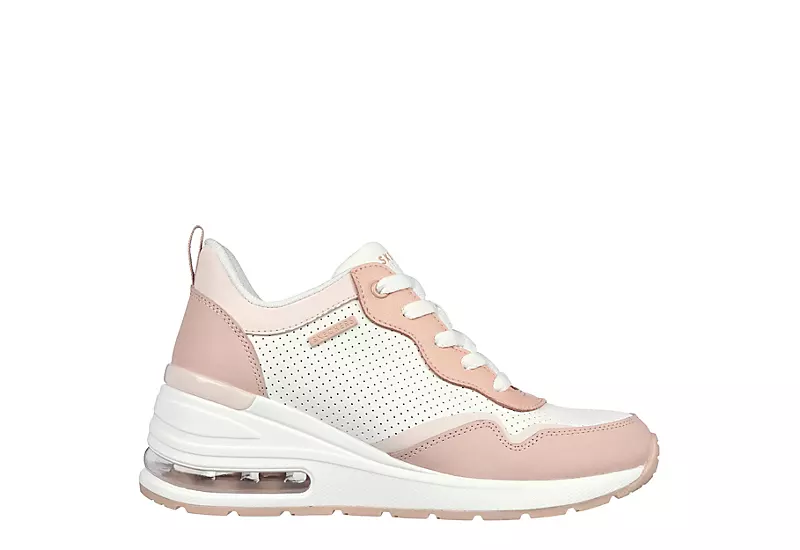 Skechers Womens Million Air Hotter Air Sneaker - Peach - Image 2