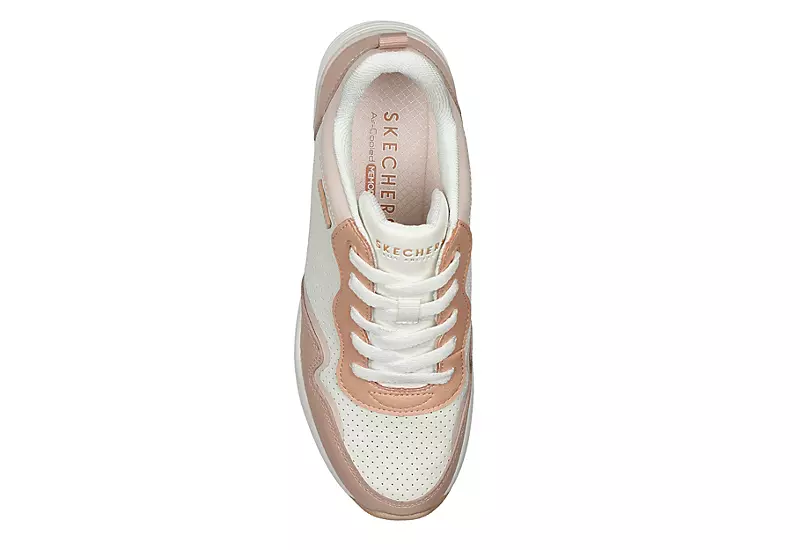 Skechers Womens Million Air Hotter Air Sneaker - Peach - Image 4