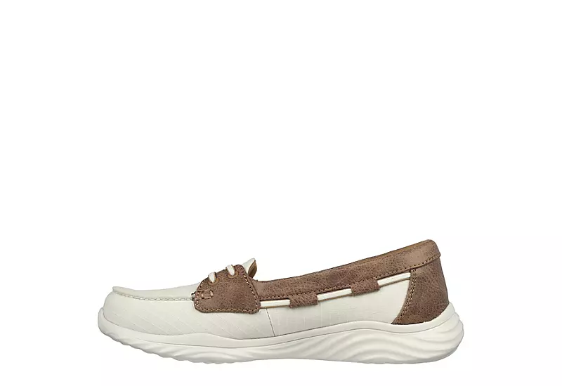 Skechers Womens Arch Fit Lift Sneaker - Natural - Image 3