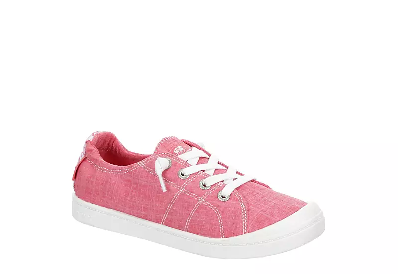 Roxy Womens Bayshore Plus Slip On Sneaker - Pink