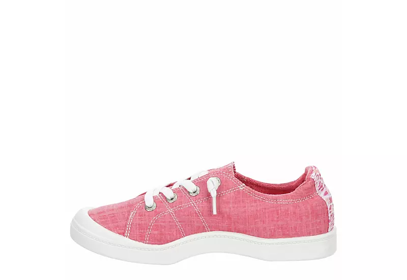 Roxy Womens Bayshore Plus Slip On Sneaker - Pink - Image 4