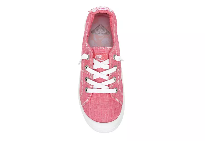 Roxy Womens Bayshore Plus Slip On Sneaker - Pink - Image 6