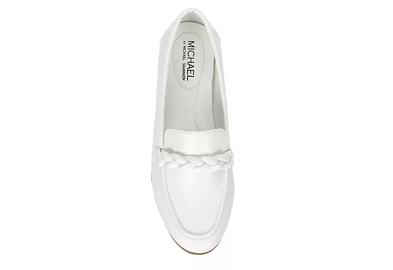 Michael By Michael Shannon Womens Suzie Loafer - White - Image 6