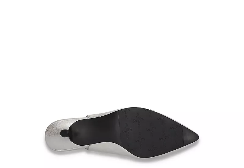 Easy Street Womens Emerin Slingback Pump - Silver - Image 7