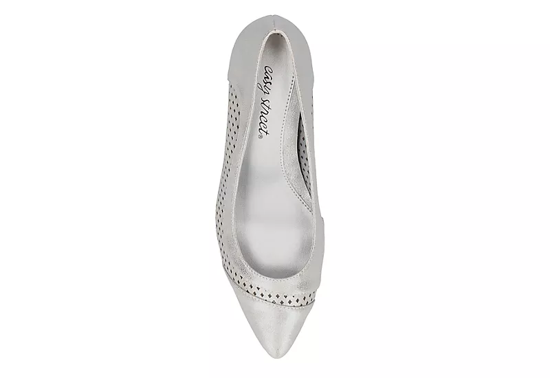 Easy Street Womens Ansen Pump - Silver - Image 6